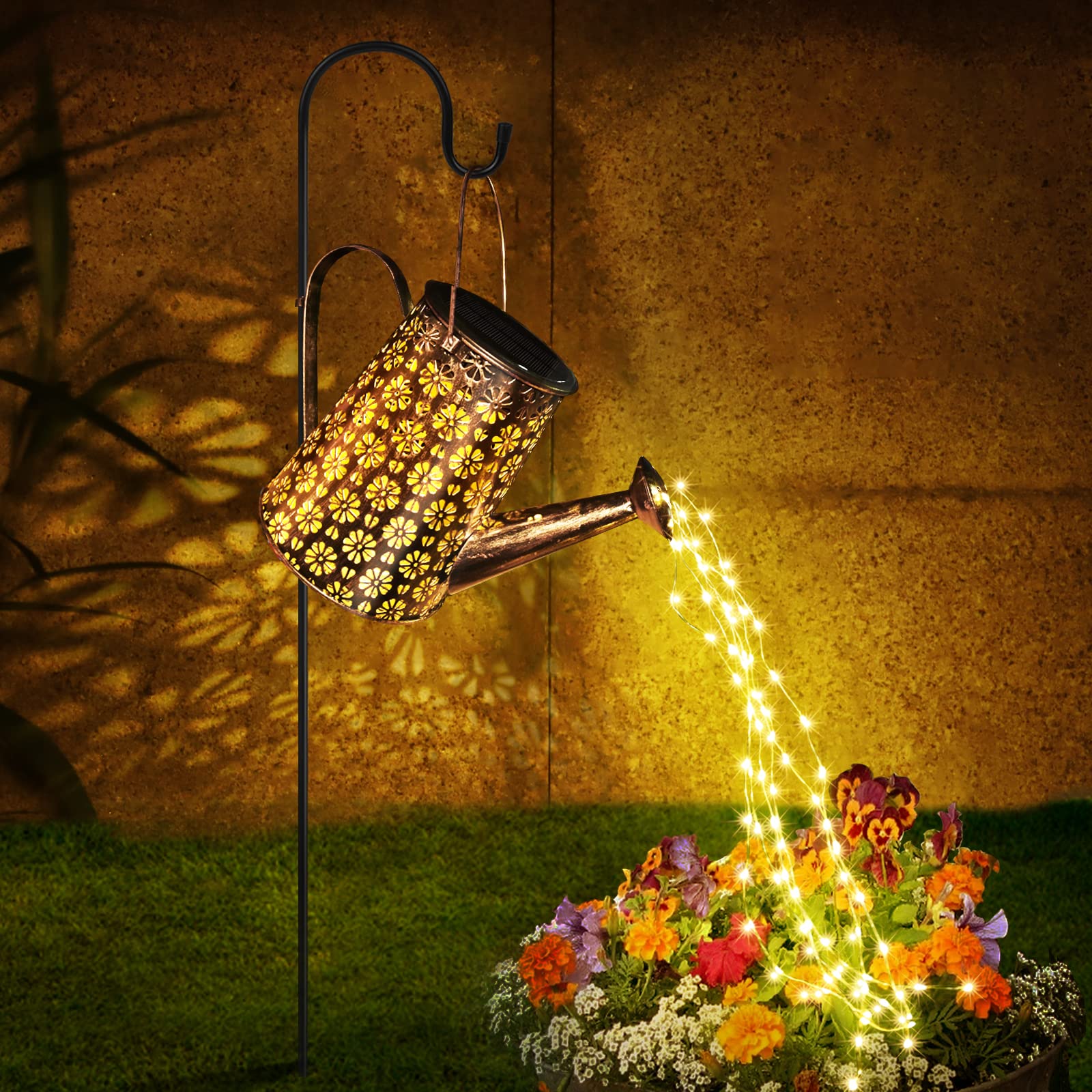 watering cans for hanging plants Afootry Solar Watering Can